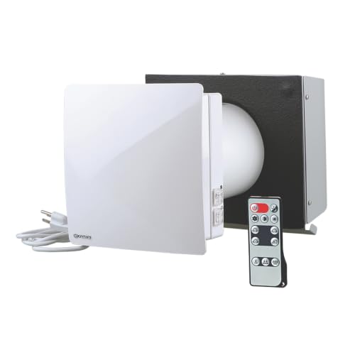 VENTS-US TwinFresh Comfo RB1-50-2 - Ductless Through-the-Wall Single Room Energy Recovery...