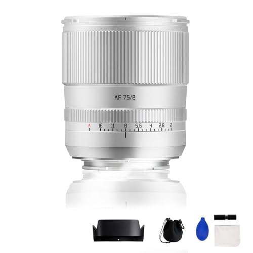 TTArtisan 75mm F2 �V���o�[ Z �t���t���[�� �I�[�g�t�H�[�J�X �|�[�g���[�g�����Y ����a Nikon Z�}�E���g �~���[���X�J���� Z6 Z7 Z6II ZFC�ȂǂɑΉ�