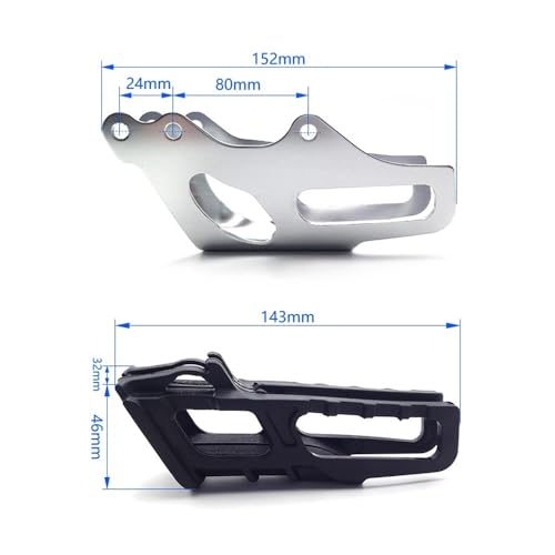 Protector de guía de cadena de aluminio: evita averías en tu moto Honda CRF 2