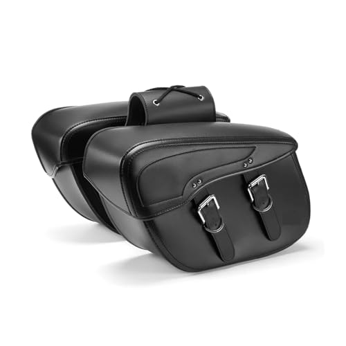 Sacoches selle moto étanches pour Softail Dyna bagagerie 34L