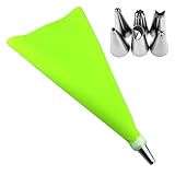【Enjoy DIY Fun】Stainless steel Piping Tips in 6 different styles are suitable for DIY; you can use them for DIY cake decorating and enjoy the do-it-yourself process.