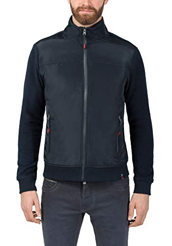Timezone Herren Nylon Front Jacket Sweatjacke, Blau (total Eclipse 3393), Medium (Herstellergröße:M)