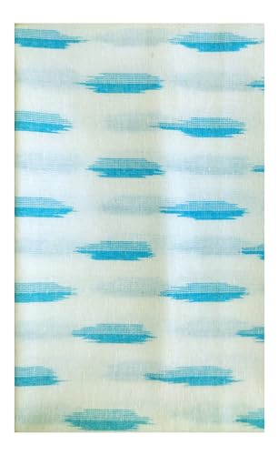 Image of Cotton Pochampally ikat unstitched blouse, Kurthi, long frock fabric material for women (1 meter, 2 meters & 3 meters)