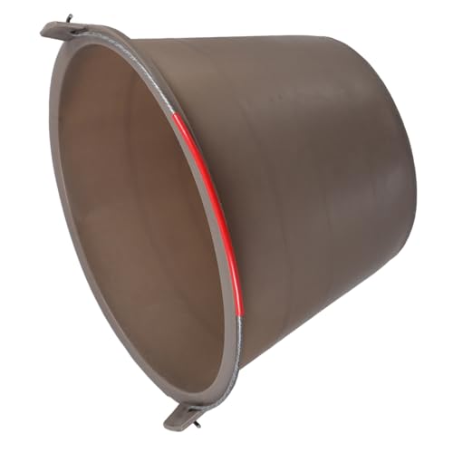 LIFKICH Seau Plastique Épais avec Poignée pour Sable Et Ciment Seau Vide Portable pour Chantiers De Construction Et Usage Domestique