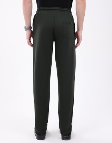 Image of Monte Carlo Men's Regular Fit Solid Track Pants | Drawstring Closure | Side Pocket Sports Lower | Comfortable & Stylish Lower for Men's