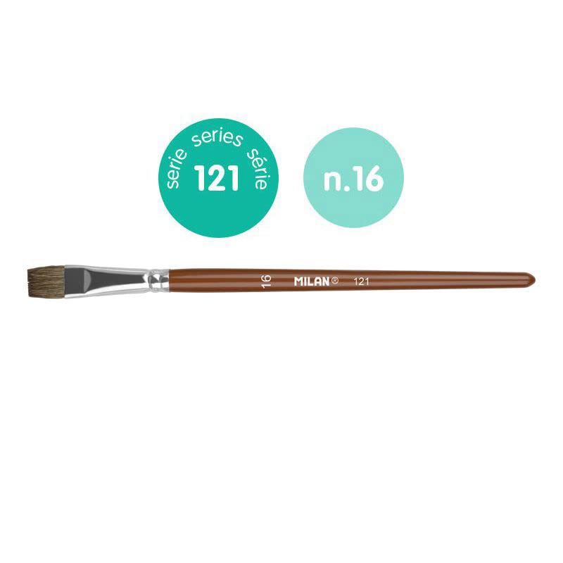 Flat School Brush Hanger Series 121 No. 16 Milan®