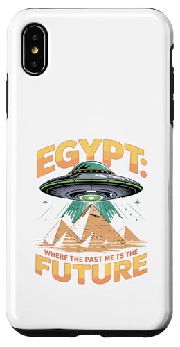 Egipto Donde el Pasado se Encuentra con Las futuras pirámides ovni Carcasa para iPhone XS MAX