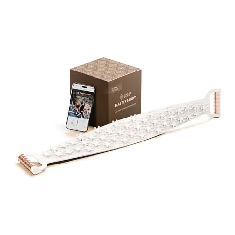 BlasterBand - The First Flexible Fasciablaster by Ashley Black - Blast Back of Legs and Back with Ease, Exercise Band for Workout, Anti-Cellulite Massage Tool Cover