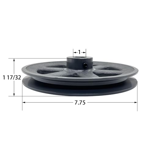 Cmfg BK80-1 Bk80X1 V Belt Pulley,7.75'' Inch Od 1 Inch Inch Bore,Cast Iron Material,Bk Single Groove Mechanical V-Belt Pulleys thumb #4