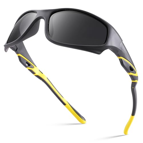 Pro Acme Kinder Sonnenbrille Jungen Mädchen polarisierte Sport-Sonnenbrille flexible unzerbrechlich Baseball Shades für Kinder Alter 3-10