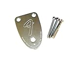 F-Logo Fender® Halsplatte/Neckplate American Vintage \'70s 3-Punkt Befestigung