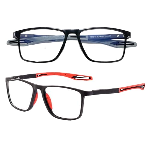 BOILGRANNY Lunettes 0.0 à -3.5 Si la vision de loin est réduite, Anti Bleu Légèrement Photochromique pour le repos UV400 homme femme Flexible en Silicone...