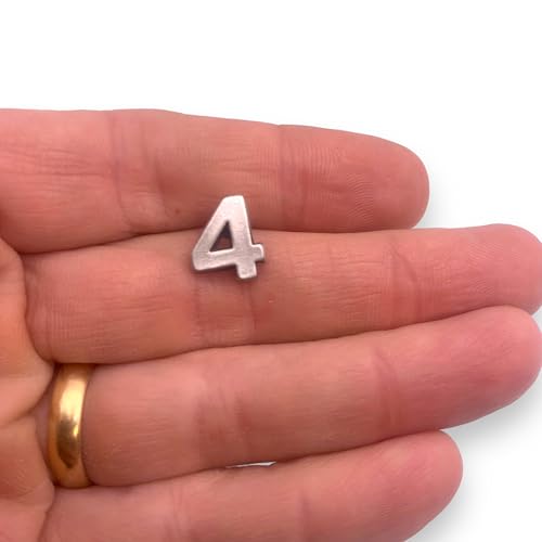 Image of Number 4 Four Lapel Pin by StockPins