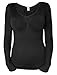 HEAT HOLDERS - Donna Invernale Maglietta Termica Maniche Lunghe in Pile (S/M (32-38" Bust), Black)