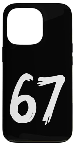 67 �z���[ �X�N���b�` �X�^�C�� �i���o�[ �_�[�N �s�C���ȃO���t�B�b�N �X�}�z�P�[�X iPhone 13 Pro �p