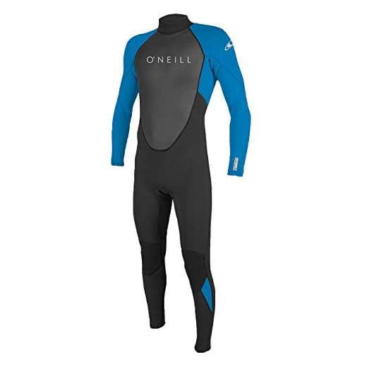 Best Kids Wetsuits On The Market 15 O'Neill Men's Reactor-2 3/2mm Back Zip Full Wetsuit, Black/Ocean, M