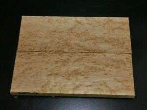 Exotic Birdseye Maple Bookmatched Knife Blank/Tool Handle Sets with Size 5 x 1-1/2 x 3/8 (2)