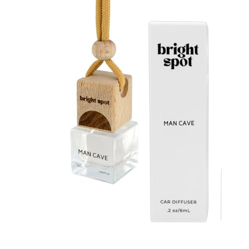 Image of Car Air Freshener - Premium Car Hanging Air Freshener, Long-Lasting Fragrance for Auto and Home (0.2 Fl Oz (Pack of 1), Man Cave - Tobacco, Vanilla)