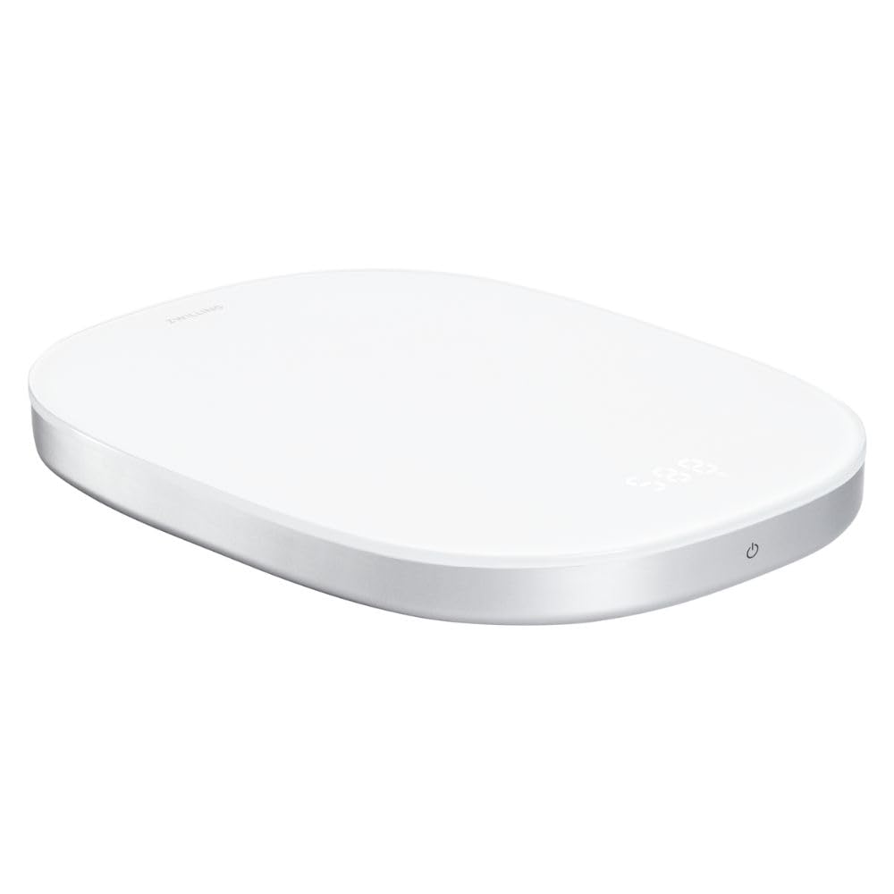 ZWILLING ENFINIGY Digital Kitchen Scales with LCD Display, USB Charging, 10 kg, Silver