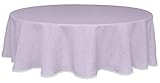 Lenox French Perle Solid 70' Round Tablecloth, Violet