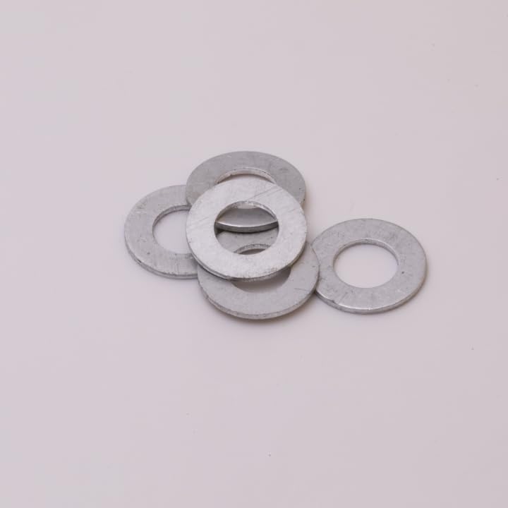 GoldPlug SW-11 | Made in USA | Aluminum Crush Washer | 8mm - 5-Pack |