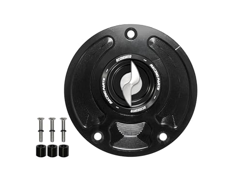 Bouchon essence Accossato argenté pour moto Kawasaki Z 1000 2018