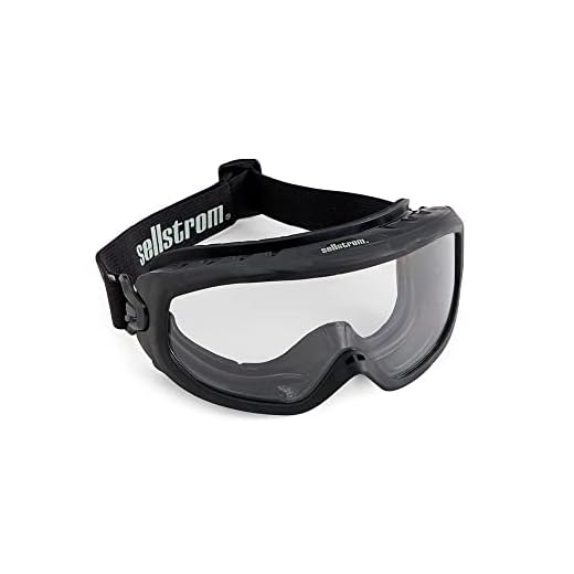 Sellstrom Odyssey II Wildland Fire Safety Goggles - Anti-Fog, Anti-Scratch Eye Protection Goggles for Men & Women - FR Strap, fits over Glasses, ANSI Z87.1