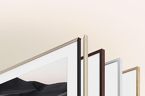 SAMSUNG ( Modern Teak Frame Customizable Bezel, 55 Inch, 2021 Model) by Samsung - Image 3