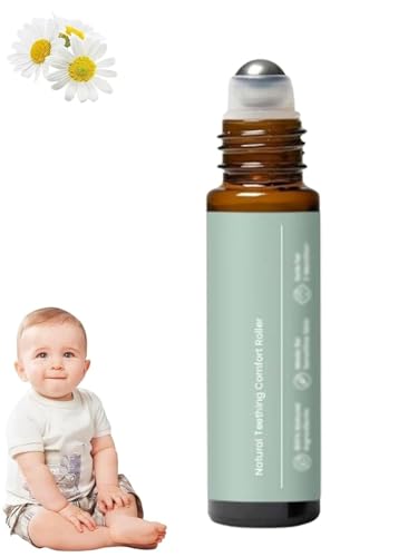Mamas Teething Cylinder, Teething Roller, All Natural, Natural Gentle Care Relief Rolle Oil for Babies
