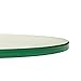 Fab Glass and Mirror Round Glass Table Top, 24 Inch, Clear