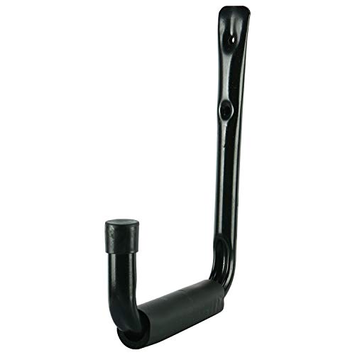 Homend 6Pack Heavy Duty Garage Storage Utility Hooks with Jumbo Arm Wall Mount Bicycle Hanger & Organizer for Ladder Tool Chair Hose Black