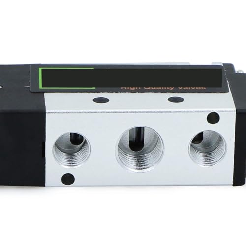 Électrovanne pneumatique 1/4 NPT 5/2 voies DC 24V pour contrôle de cylindre - 4