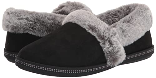 Skechers Women's Cozy Campfire-Team Toasty Slipper, Black, 8 #TOP6