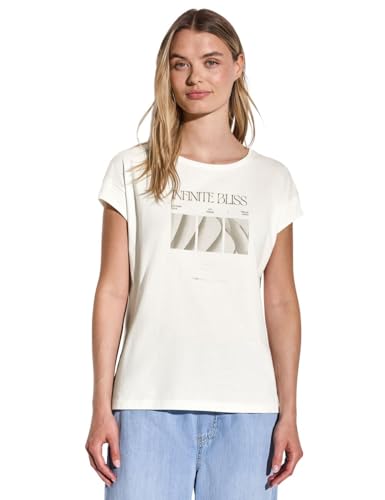T-shirt avec imprimé photo femme Street One | Haut manches courtes col rond coton