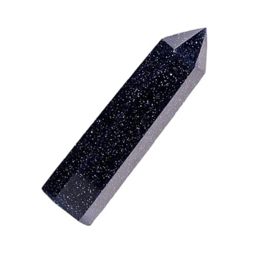SOIMISS Piedra Cristal Natural Hexagonal Varita para Meditación Decoración Hogar Regalo