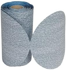 5 in. Non-Vaccum Coated Sanding Disc Roll Grey - 150 Abrasive Grit & 100 Roll