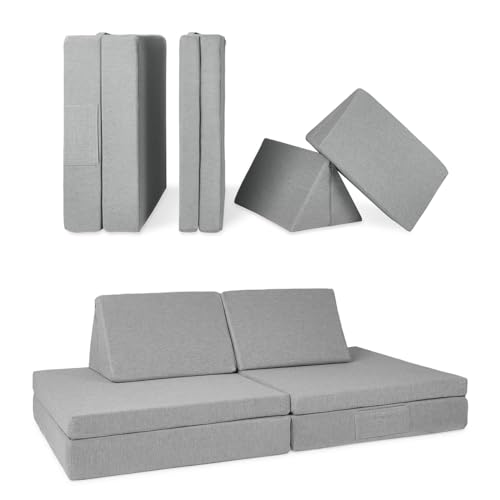 Imaginarium Kids and Toddler Play Couch (Owl Gray)