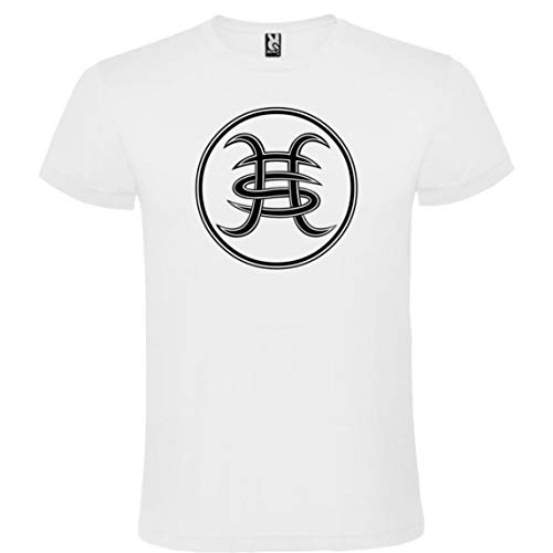 ROLY Camiseta Blanca con Logotipo Héroes del Silencio Hombre 100% Algodón Tallas...