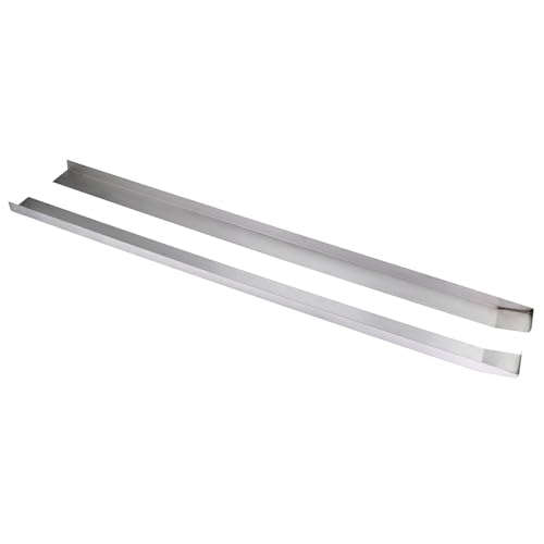 GEATaaT Upgraded Stainless Steel RV Slide Out Ski Set RV Floor Saver Corner Edge Protector Tracks Prevent Sticking/Catching