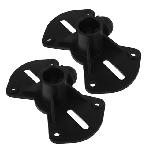 Vaguelly 2pcs Stage Speaker Bases Plastic Bracket Reusable Speaker Holder Desk Organizer for Modern Home Office