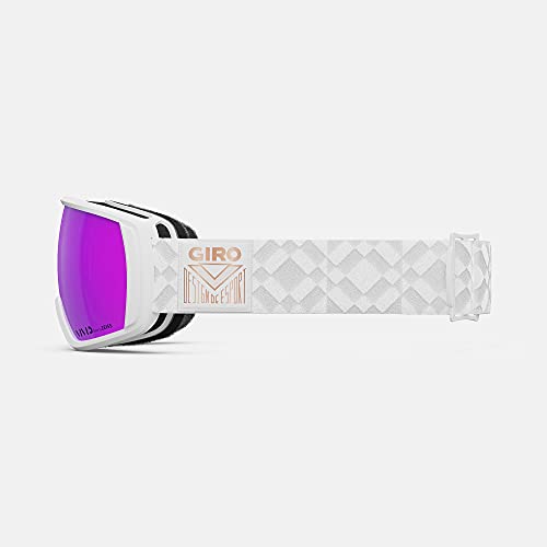Image of Giro Facet Goggles - Women's White Limitless Frame Vivid Pink Lens