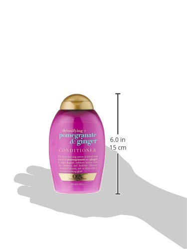 OGX Detoxifying + Ginger Conditioner, Pomegranate, 13 Fl Oz