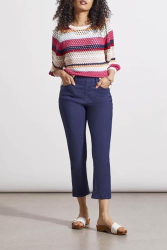 Tribal Women's Pull on Capri W/Hem Slits2