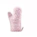 YANZHEXIN Gospodarstwo domowe 2 silikonowe rękawice do kuchenek mikrofalowych kuchnia wysokie temperatury piekarnik pieczenie pogrubione bawełniane rękawice izolacyjne (kolor: Różowy)