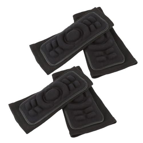 GOOHOCHY 2pcs Elbow Pads Guard for Sports Activities Comfortable and Breathable Protection for Cycling Skiing and Motorcycle Riding Elastic Arm Support to Reduce Injuries Black