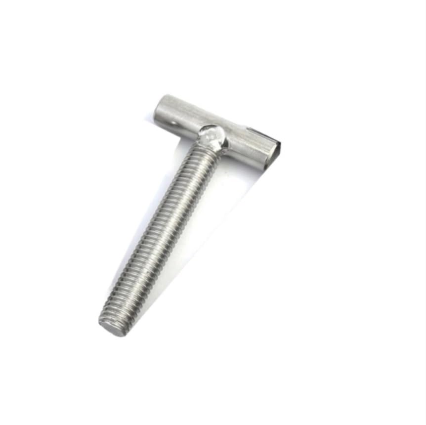 M14 304 Stainless Steel T Shape Type Welding Screws Nail Bolts Hammer Head Screw For Chute Rail Miter Track