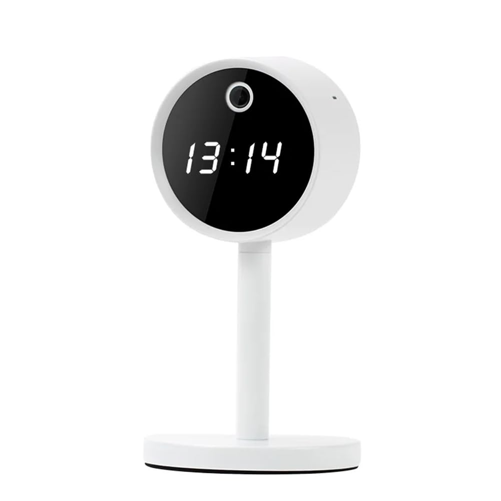 Sveglia Telecamera HD 1080P Visione Notturna Rilevamento del Movimento Portatile Casa Sorveglianza di Sicurezza WiFi Orologio Telecamera IP