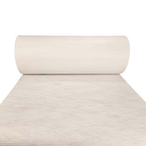 SA Baustoffe® Spezialvlies für Dachabdichtung, Zusätzlich verstärktes, 0,50 x 50m, 120 g/m2, Dachvlies, Vlies für Flüssigkunststoff, Stabilisierungsvlies, Polyestervlies