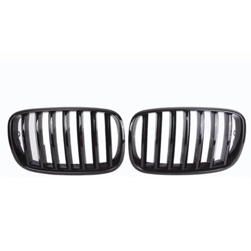Calandre avant noir brillant pour BMW X5 E70 et X6 E71 de 2007 à 2013 - 6