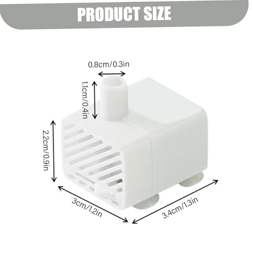 Bomba de Fuente de Agua para Mascotas con Motor Brushless y Filtro USB 5V miniatura 7